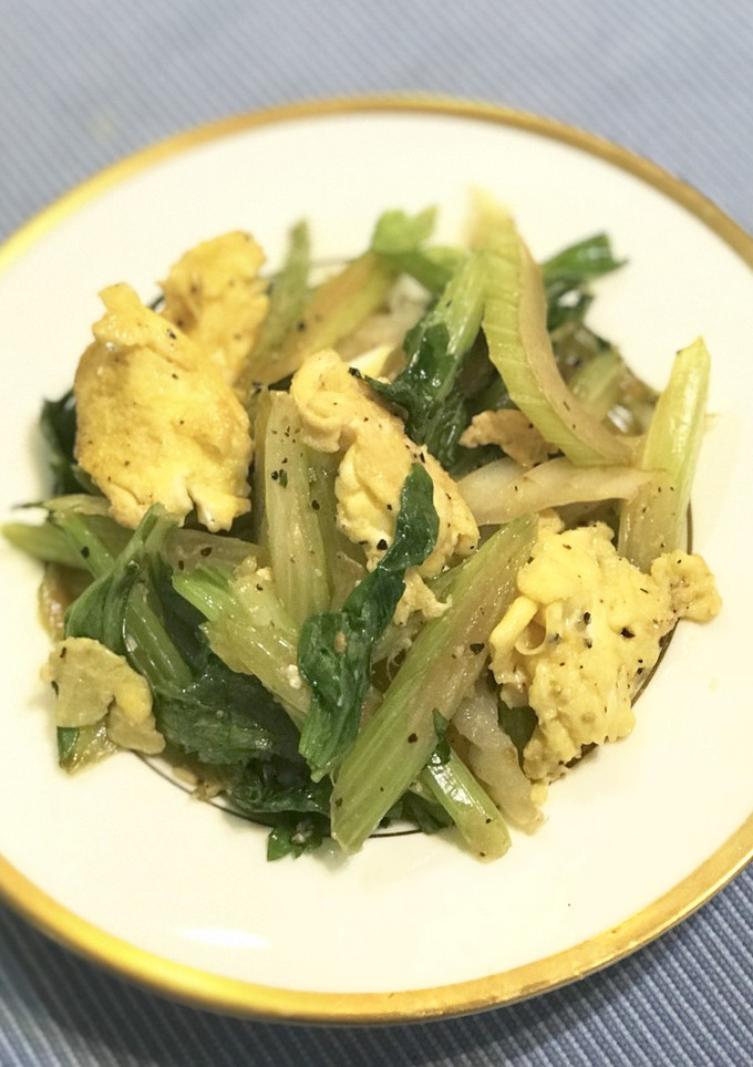 セロリと卵炒め中華風＊-レシピのメイン写真
