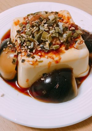 置くだけ！ピータン豆腐( 皮蛋豆腐）-レシピのメイン写真