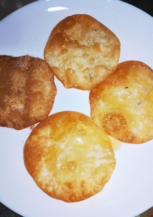 餃子の皮の揚げ菓子-レシピのメイン写真