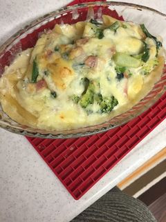 ほうれん草とブロッコリーのグラタン-レシピのメイン写真