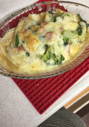 ほうれん草とブロッコリーのグラタン-レシピのメイン写真