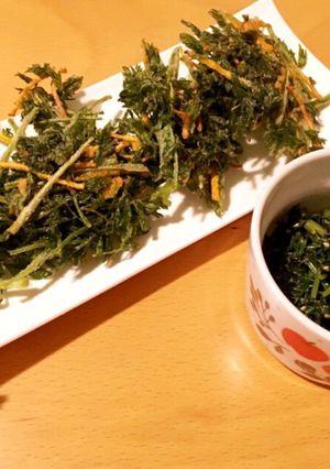 ツナ胡麻ふりかけ&さっくさくかき揚げ♪-レシピのメイン写真