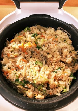 鶏ごぼうの炊き込みご飯-レシピのメイン写真