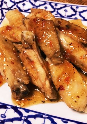 鶏スペアリブのエスニック照り焼き-レシピのメイン写真