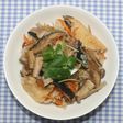 乾燥野菜と乾燥きのこサンマ干物で五目御飯