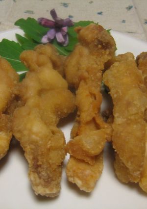 シンプルに塩だけで♪鶏のスティック揚げ-レシピのメイン写真