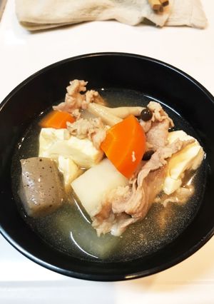 えびす講に我が家の味、けんちん汁-レシピのメイン写真