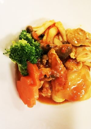 貴女風味でトマケチャ煮♥️ゆりさん風-レシピのメイン写真