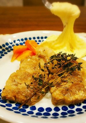 豚肉のソテーとアリゴ-レシピのメイン写真