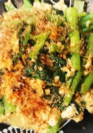 小松菜と豆腐のチャンプル風炒め-レシピのメイン写真