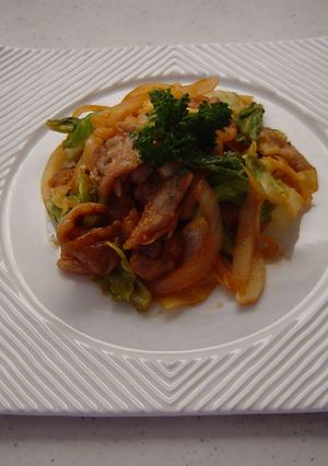 簡単　豚肉のケチャップ炒め-レシピのメイン写真