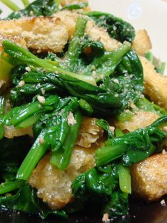 *ほうれん草とうす揚げの和え物*-レシピのメイン写真