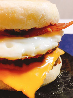 朝マック風ソーセージパテのメガマフィン-レシピのメイン写真