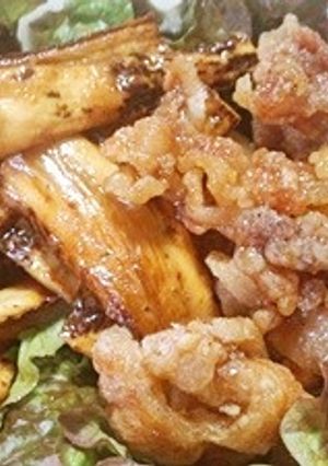 ごぼうと豚肉の揚げ漬け-レシピのメイン写真