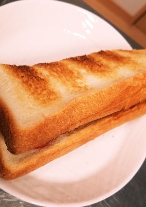 …簡単朝トースト(ｽｷｯﾋﾟｰ)…-レシピのメイン写真