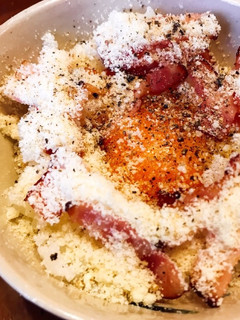 ベーコンとチーズの卵かけご飯-レシピのメイン写真