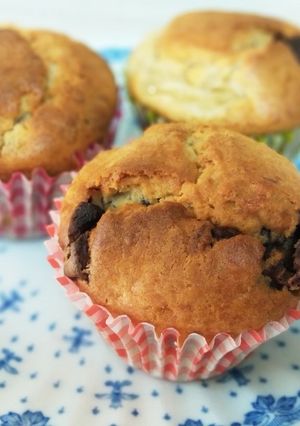 Banana& Choco Muffin-レシピのメイン写真