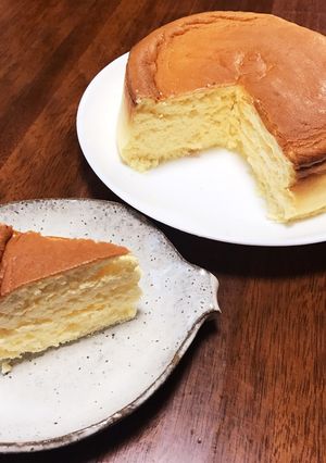 糖質制限 ふわふわスフレチーズケーキ☆-レシピのメイン写真