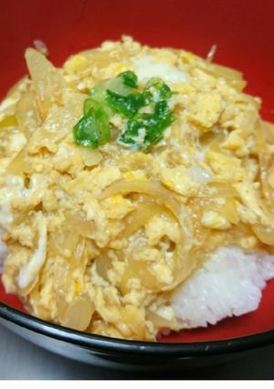 彼の怒りを鎮めた即席甘~い玉子丼☆-レシピのメイン写真