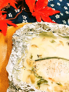 【トースター】秋鮭のチーズホイル焼き-レシピのメイン写真
