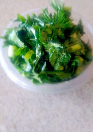 大根と人参の葉　麺類の薬味として-レシピのメイン写真