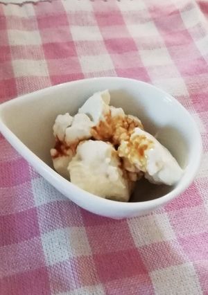 水切り豆乳ヨーグルトでクリーミーな冷奴風-レシピのメイン写真