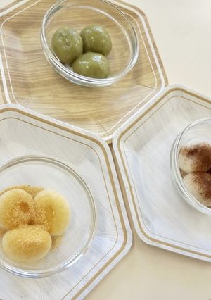 3種の白玉だんご-レシピのメイン写真