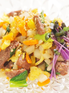 わんこ飯♪鹿肉と野菜のナムル-レシピのメイン写真