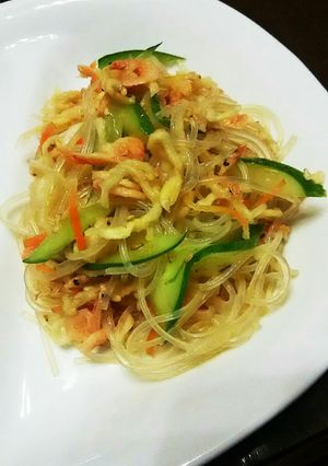 食感◎切り干し大根と小エビの春雨サラダ-レシピのメイン写真