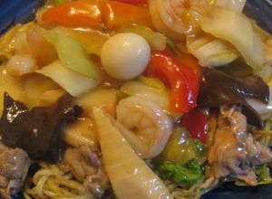 本格中華　五目あんかけやきそば(中華飯）-レシピのメイン写真