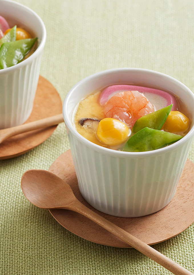 レンジで簡単！白だしの茶碗蒸し-レシピのメイン写真