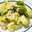 カリフラワーのカルボナーラ風:レオン亭