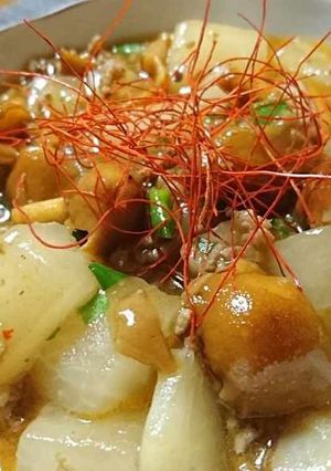 麻婆なめこ大根×SHiBORO-レシピのメイン写真