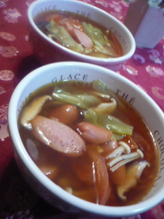 野菜たっぷり中華風ピリ辛スープ☆-レシピのメイン写真