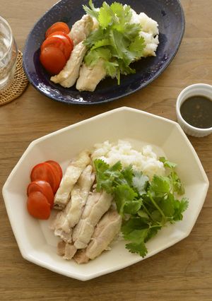 塩糀で　シンガポールチキンライス-レシピのメイン写真