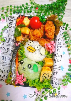 豆しば♪エリザベスしば★弁当♡キャラ弁-レシピのメイン写真