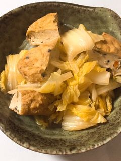 がんもどきと白菜の煮浸し-レシピのメイン写真