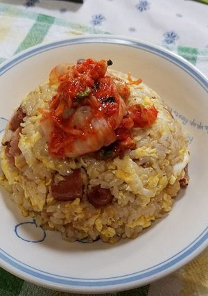 チャーハンキムチのせ-レシピのメイン写真
