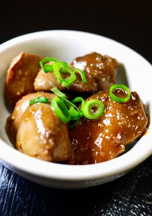 冷凍保存で作り置き！鶏レバーの味噌煮込み-レシピのメイン写真