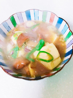 温まる。豆腐とナメコの蓮根摩り下ろし汁-レシピのメイン写真