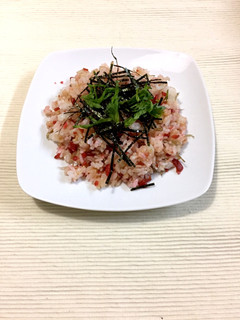 梅じゃこチャーハン-レシピのメイン写真