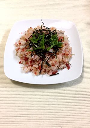 梅じゃこチャーハン-レシピのメイン写真
