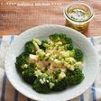 ぬか漬けドレッシングの豆腐サラダ