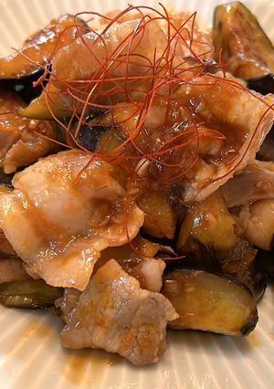 豚肉となすのピリ辛炒め-レシピのメイン写真