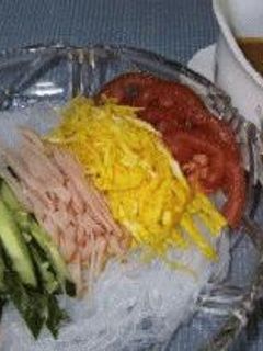 ◇はるさめの冷やし中華◇ゴマダレでどうぞ-レシピのメイン写真
