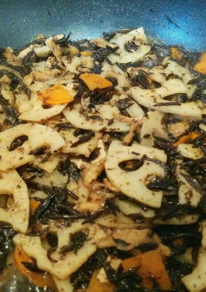 ひじきと蓮根の煮物-レシピのメイン写真