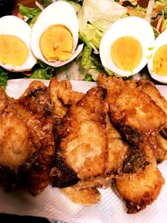 ☆残りの刺身と子どものための竜田揚げ★-レシピのメイン写真