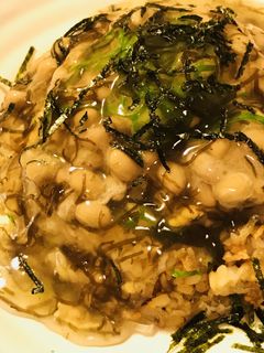 じゃこ味噌ネギチャーハンもずく酢あんかけ-レシピのメイン写真