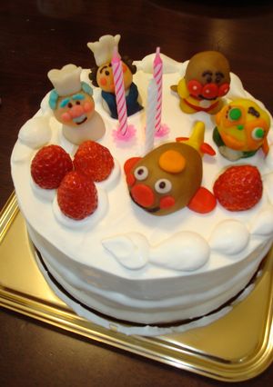 アンパンマンのケーキ-レシピのメイン写真