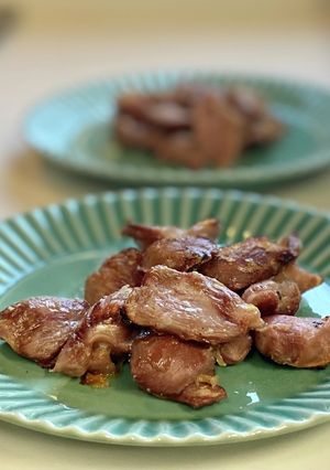 超簡単！焼いただけ！コリコリ砂肝おつまみ-レシピのメイン写真